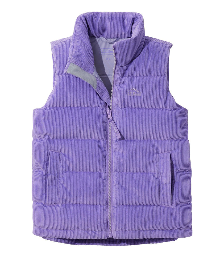 Kids' Bean's Down Corduroy Vest | L.L.Bean online