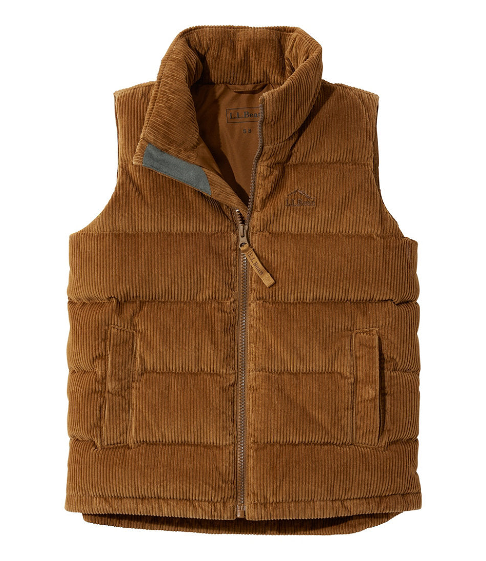 Kids' Bean's Down Corduroy Vest | L.L.Bean online