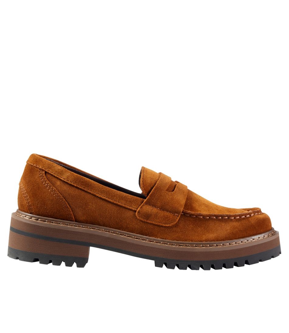 Women's Camden Hills Penny Loafers, Suede | L.L.Bean online