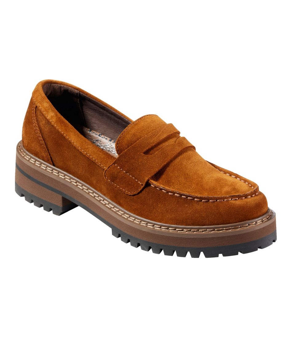 Women's Camden Hills Penny Loafers, Suede | L.L.Bean online
