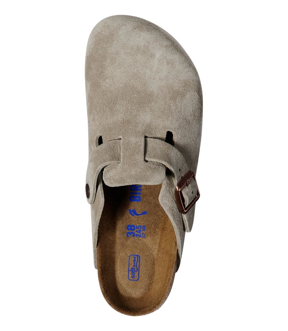 Women's Birkenstock Boston Clogs, Suede Soft Footbed | L.L.Bean online