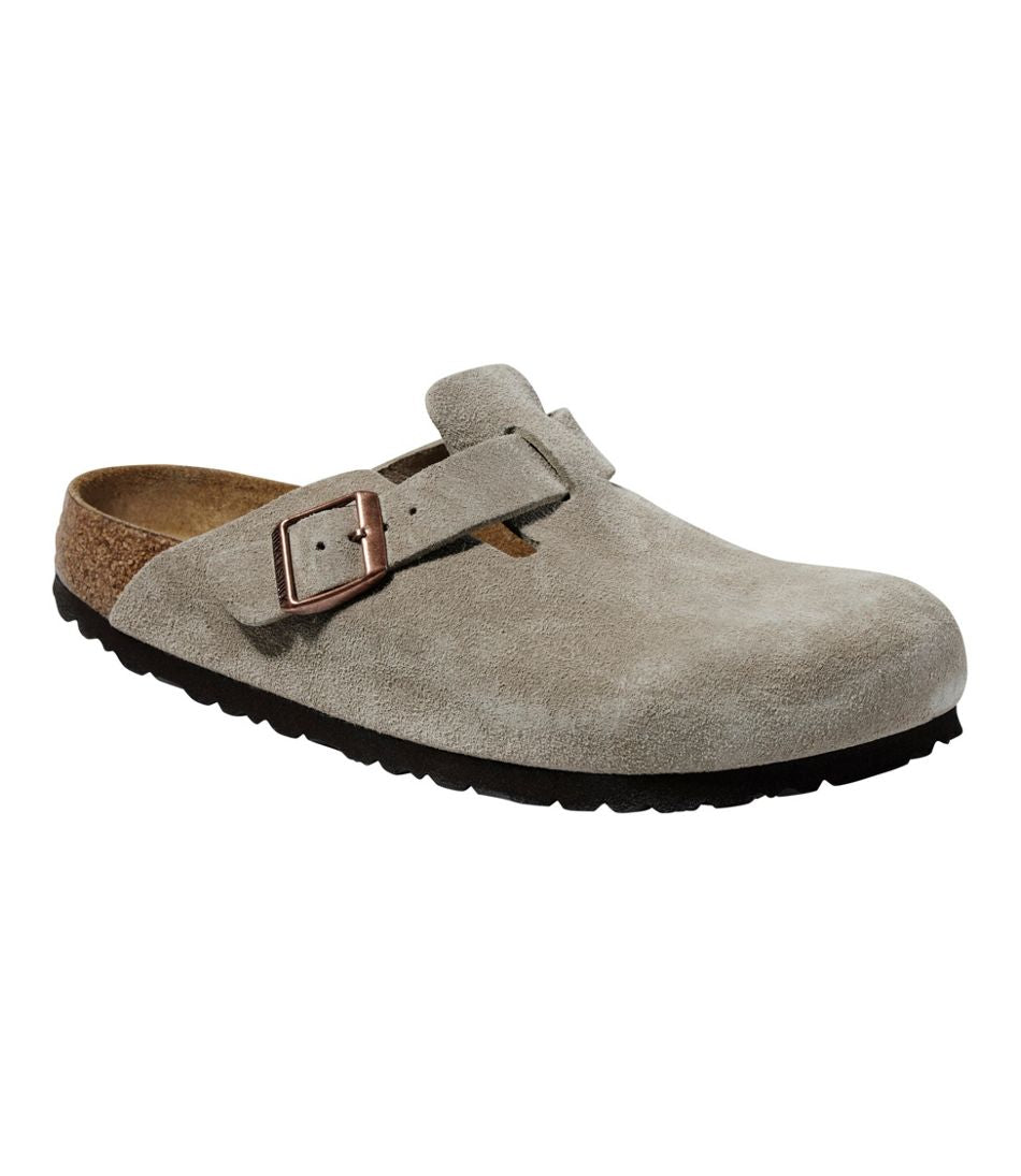 Women's Birkenstock Boston Clogs, Suede Soft Footbed | L.L.Bean online