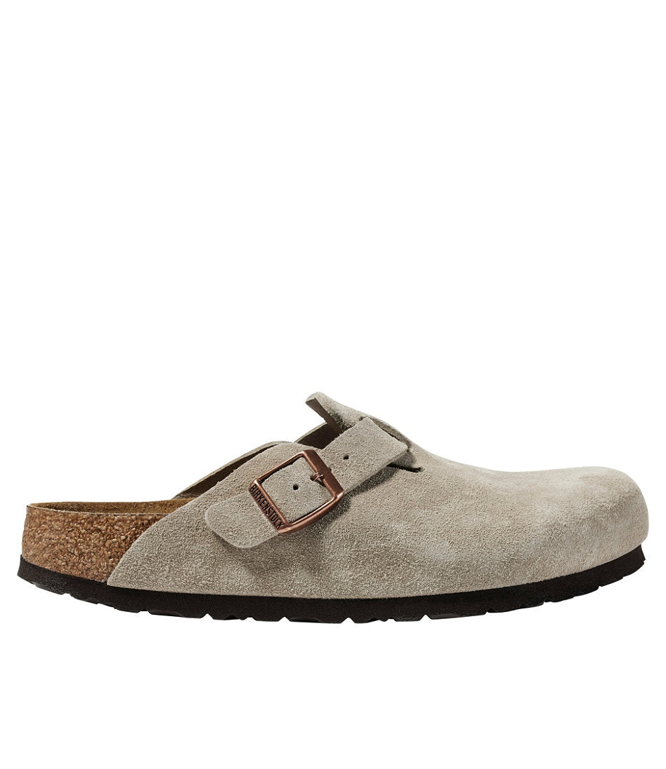 Women's Birkenstock Boston Clogs, Suede Soft Footbed | L.L.Bean online