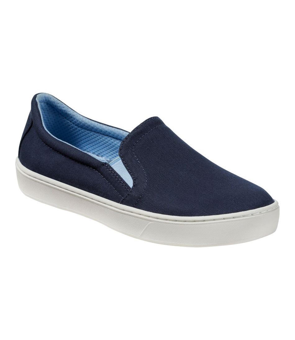 Women's Eco Bay Canvas Sneakers, Slip-On | L.L.Bean for sale