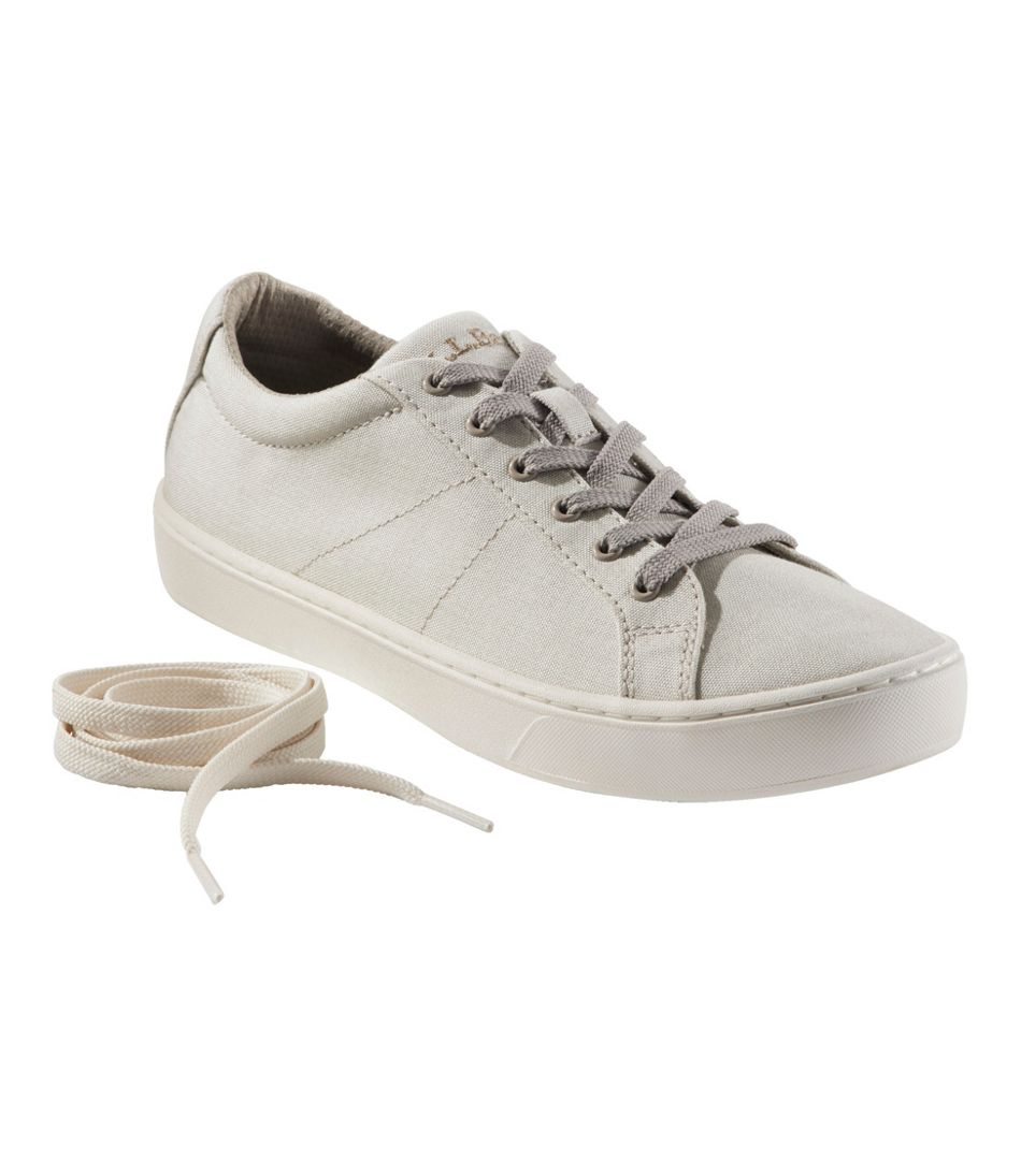 Women's Eco Bay Canvas Sneakers, Lace-Up | L.L.Bean discount