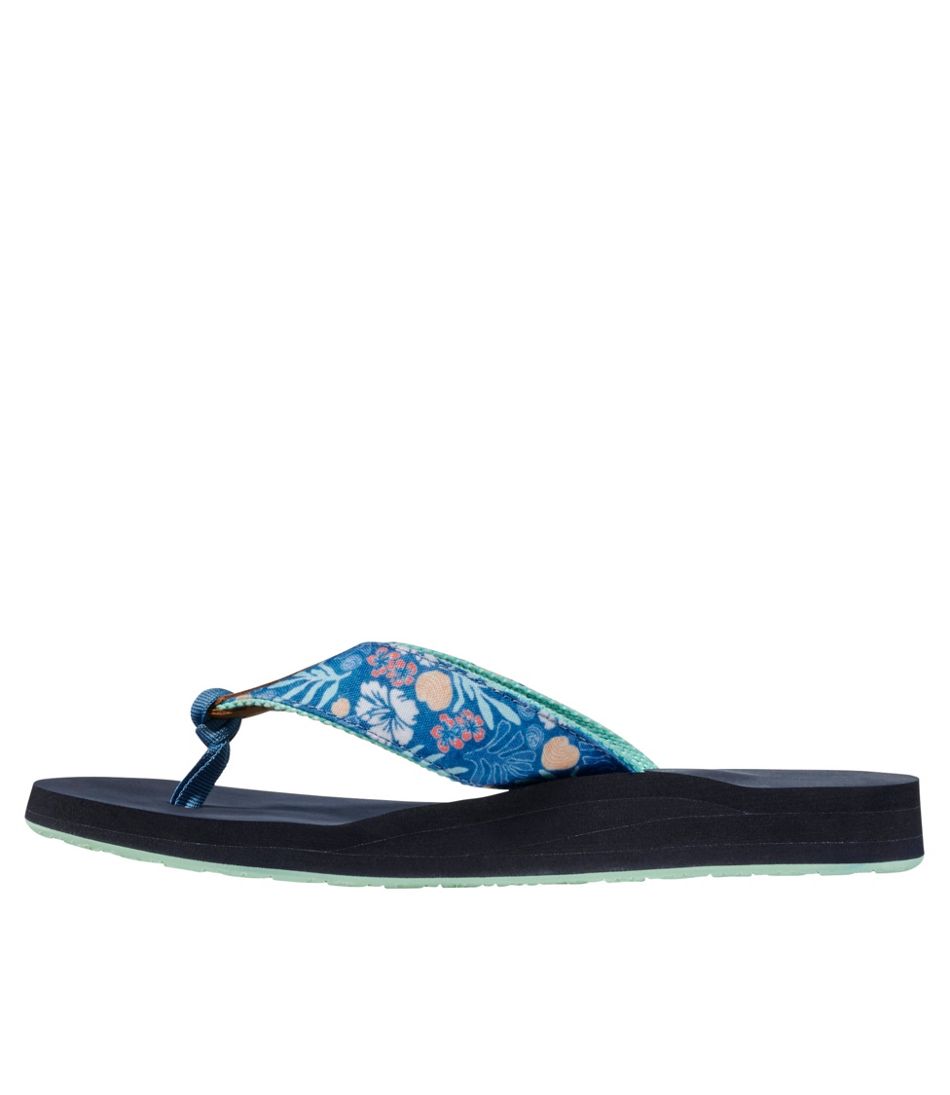 Women's Maine Isle Flip-Flops, Woven Print | L.L.Bean on sale