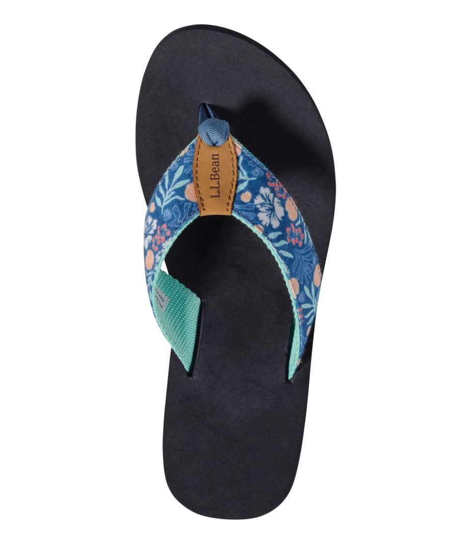 Women's Maine Isle Flip-Flops, Woven Print | L.L.Bean on sale