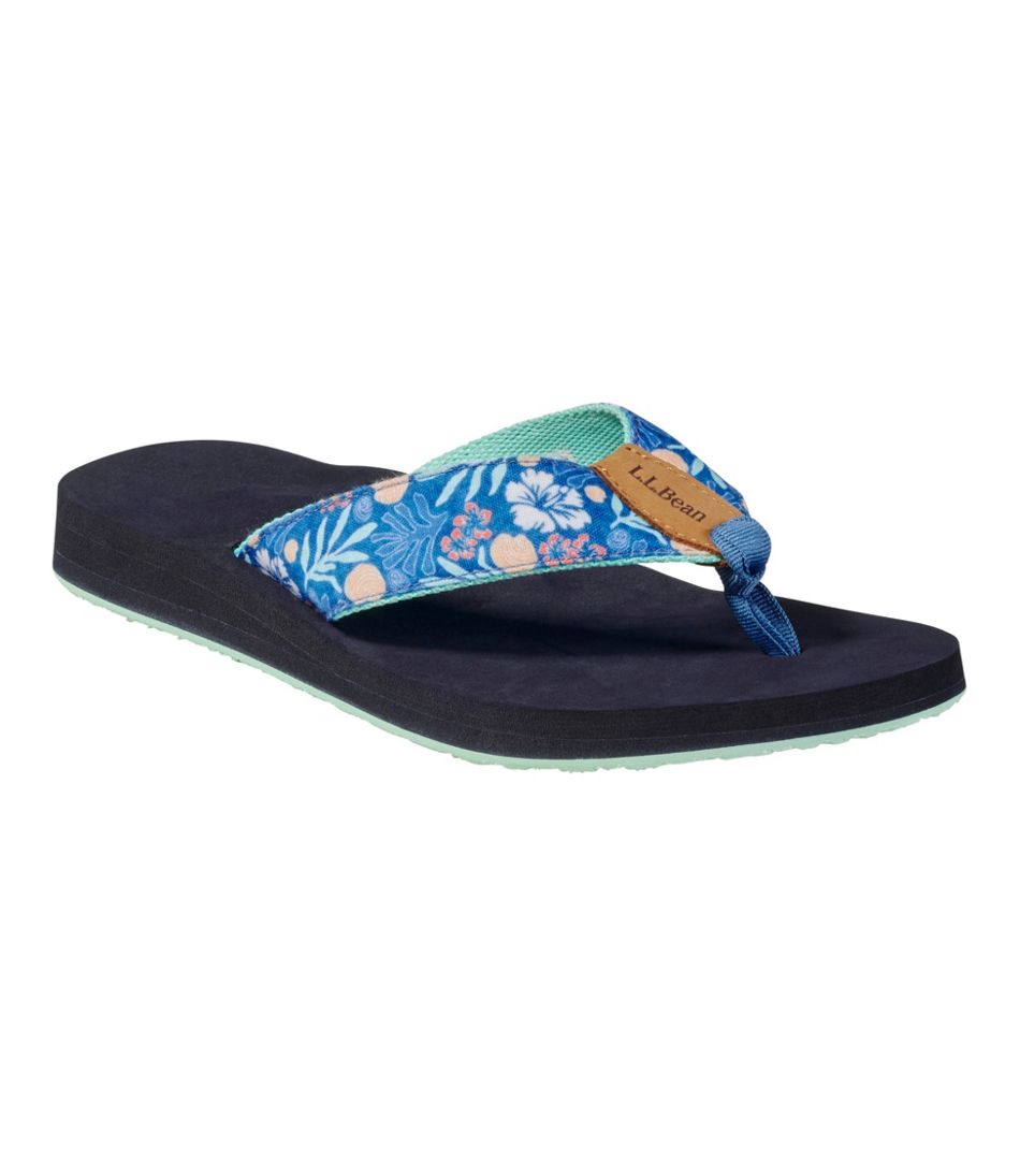 Women's Maine Isle Flip-Flops, Woven Print | L.L.Bean on sale