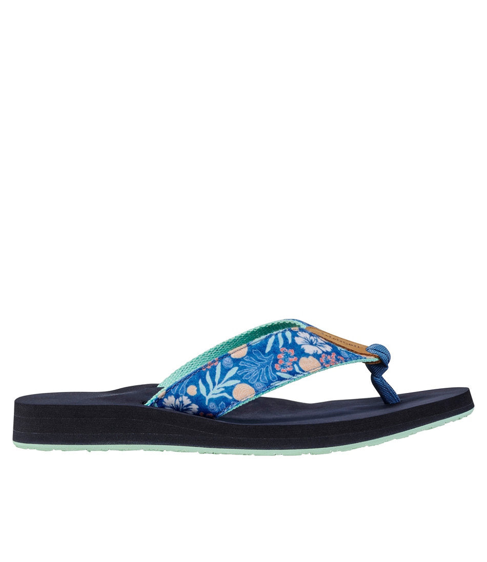 Women's Maine Isle Flip-Flops, Woven Print | L.L.Bean on sale