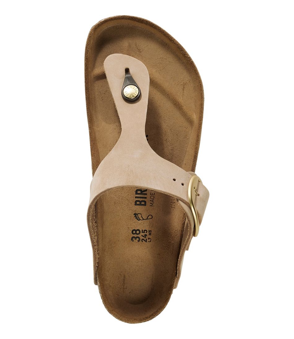 Women's Birkenstock Big Buckle Gizeh Sandals, Nubuck | L.L.Bean online