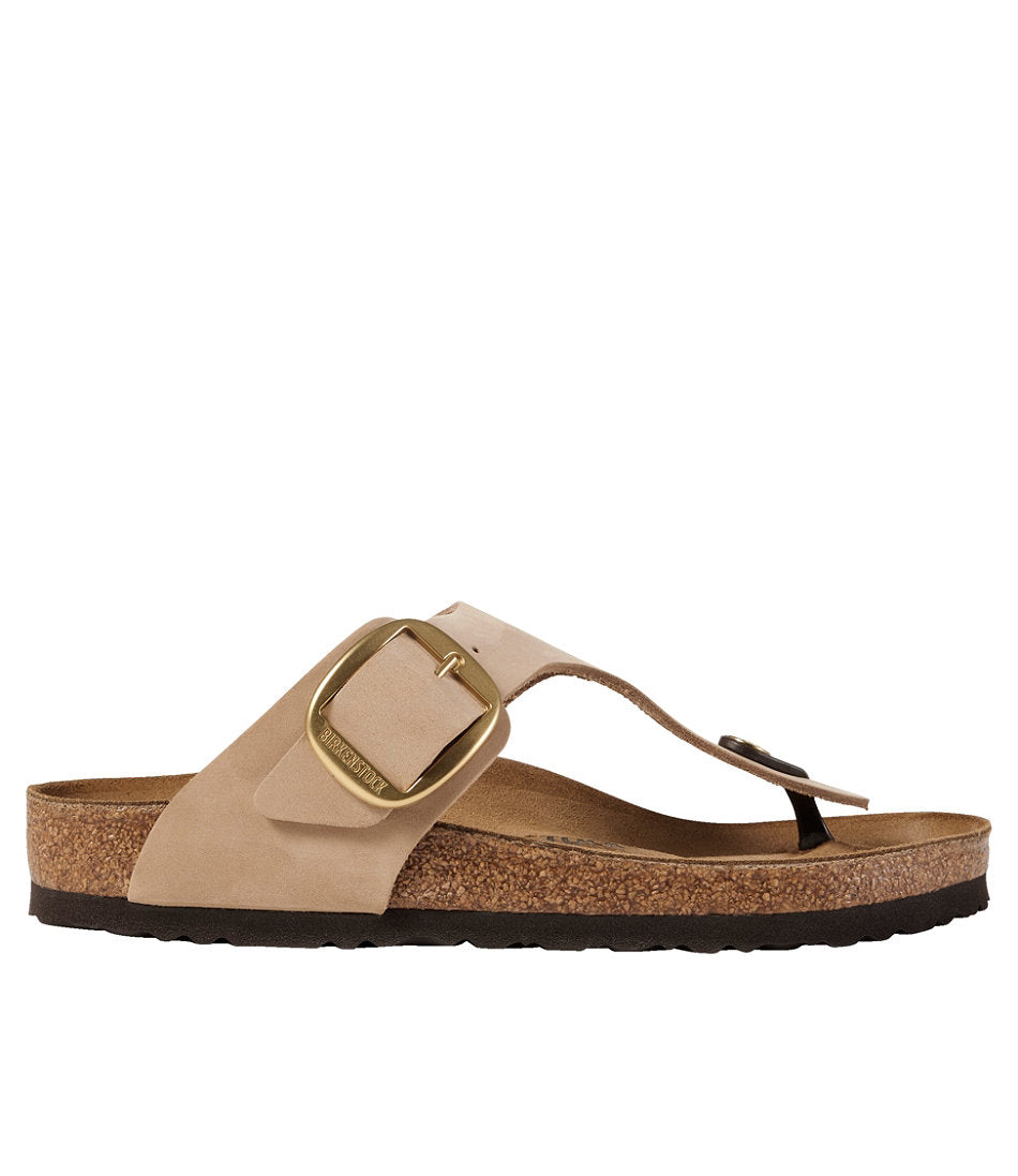 Women's Birkenstock Big Buckle Gizeh Sandals, Nubuck | L.L.Bean online