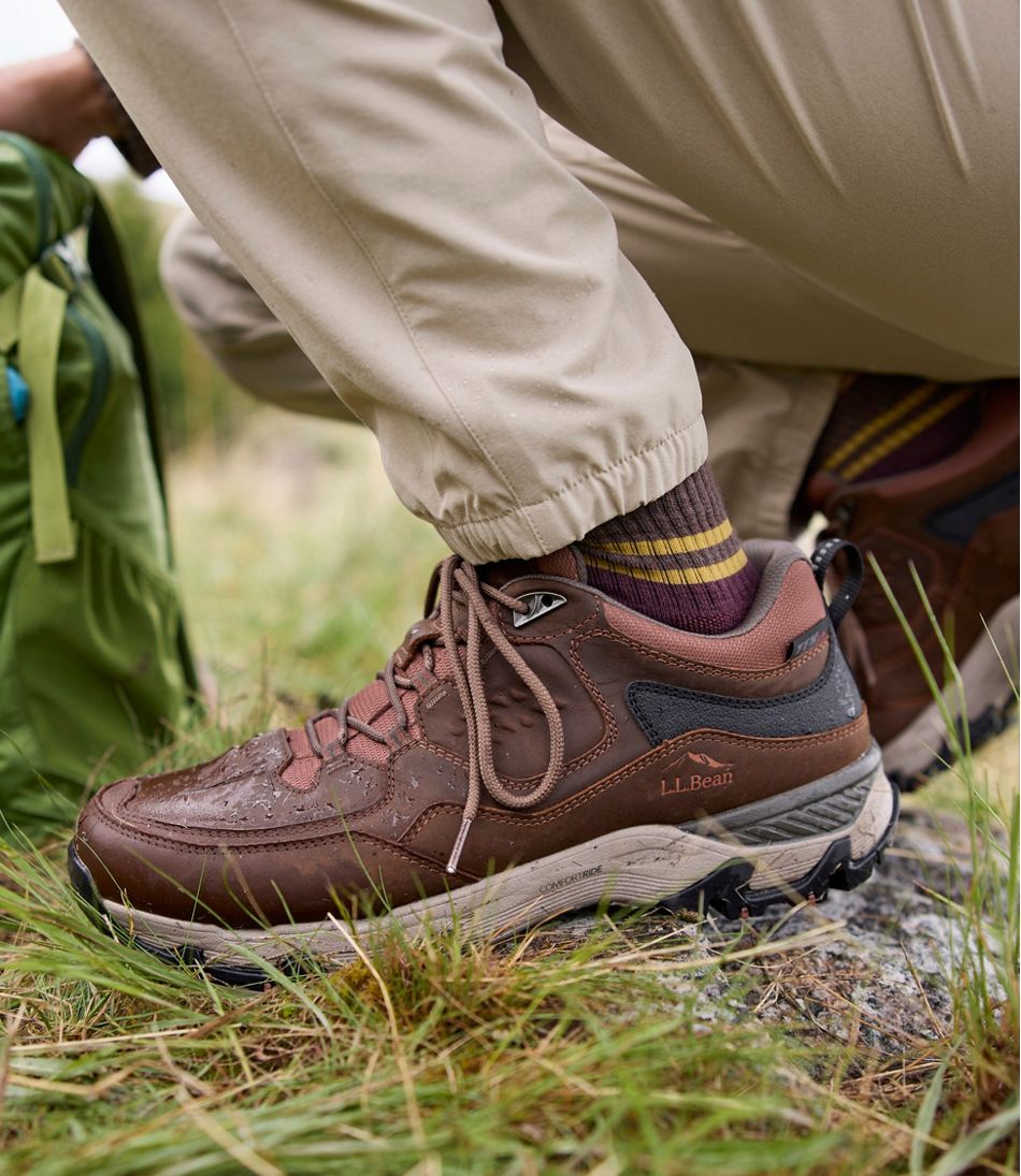 Men's Trail Model X Waterproof Hiking Shoes, Leather | L.L.Bean for sale