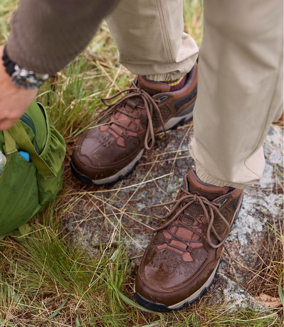 Men's Trail Model X Waterproof Hiking Shoes, Leather | L.L.Bean for sale