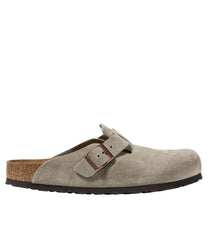Men's Birkenstock Soft Footbed Boston Clogs, Suede | L.L.Bean outlet