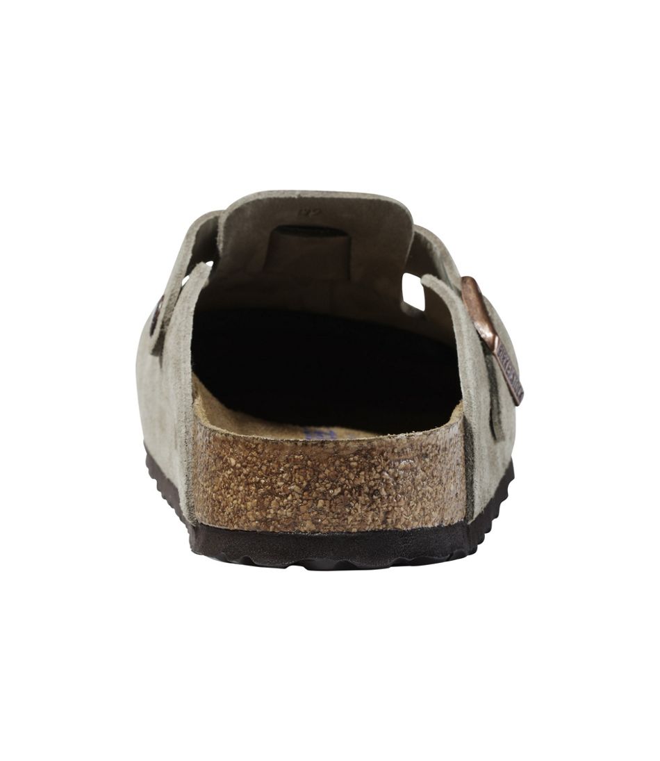 Men's Birkenstock Soft Footbed Boston Clogs, Suede | L.L.Bean outlet