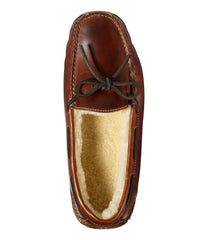 Men's Leather Double-Sole Slippers, Shearling-Lined | L.L.Bean near me