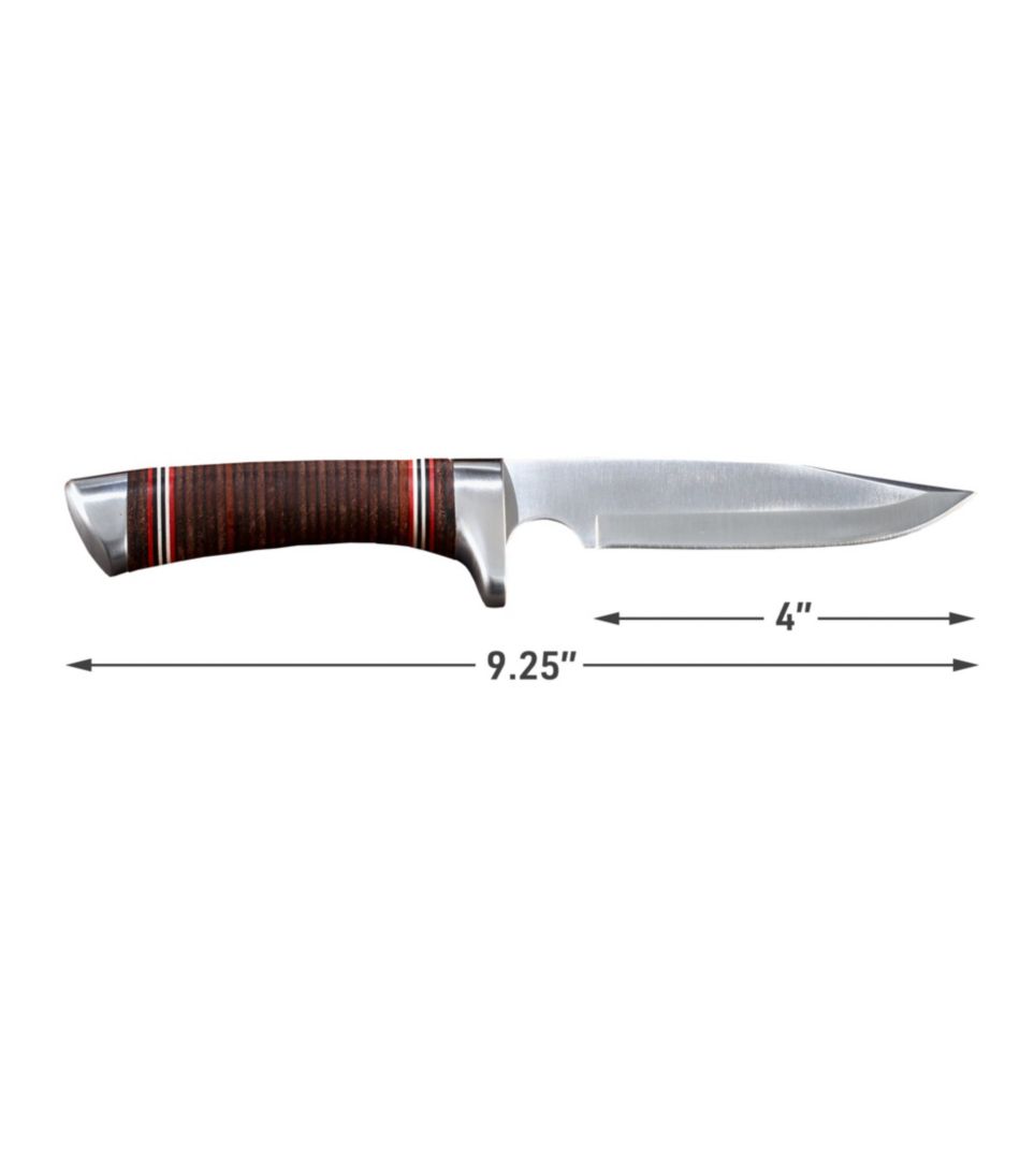 L.L.Bean Stacked Leather Hunting Knife | L.L.Bean on sale