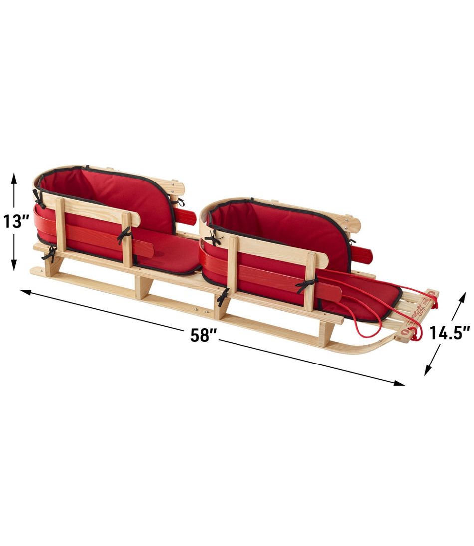 Kids' Pull Sled and Cushion Set, Tandem | L.L.Bean sale