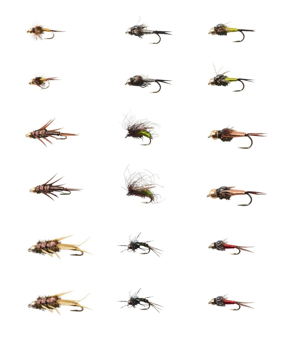 Umpqua 18-Piece Wire Nymph Fly Selection | L.L.Bean outlet