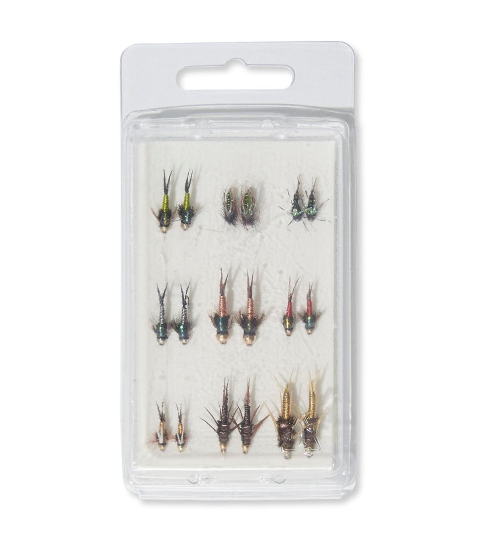 Umpqua 18-Piece Wire Nymph Fly Selection | L.L.Bean outlet