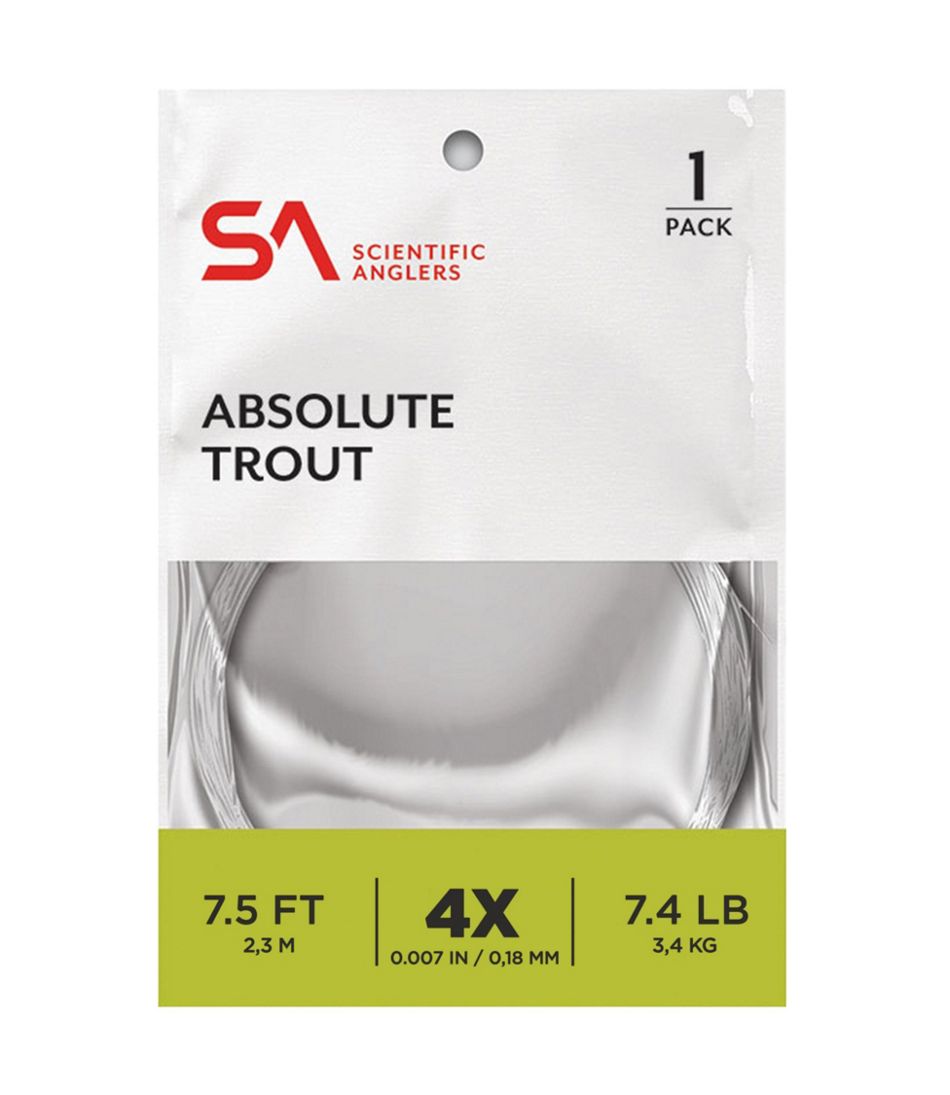Scientific Anglers Absolute Trout Leader, 7.5' | L.L.Bean on sale
