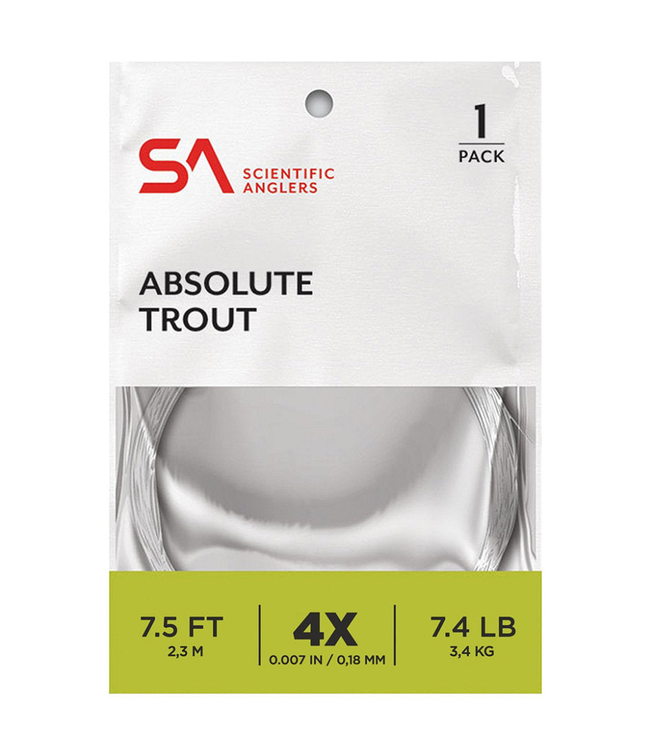 Scientific Anglers Absolute Trout Leader, 7.5' | L.L.Bean on sale