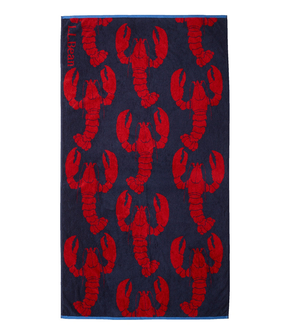 Seaside Beach Towel, Lobsters | L.L.Bean near me
