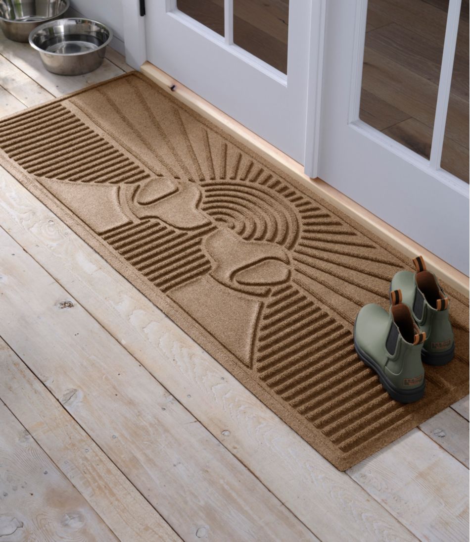 Everyspace Recycled Waterhog Wide Doormat, Sunrise Dogs | L.L.Bean sale