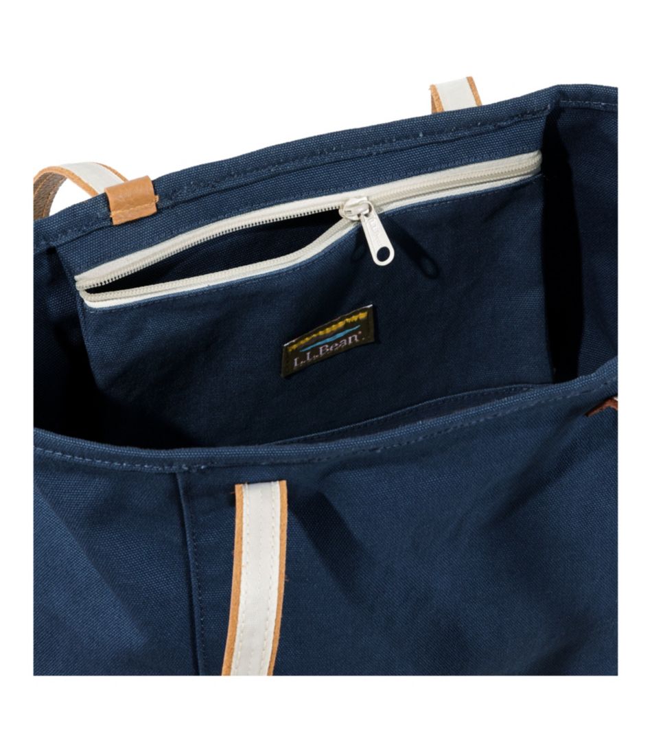 Leather-Handle Essential Tote Bag | L.L.Bean online