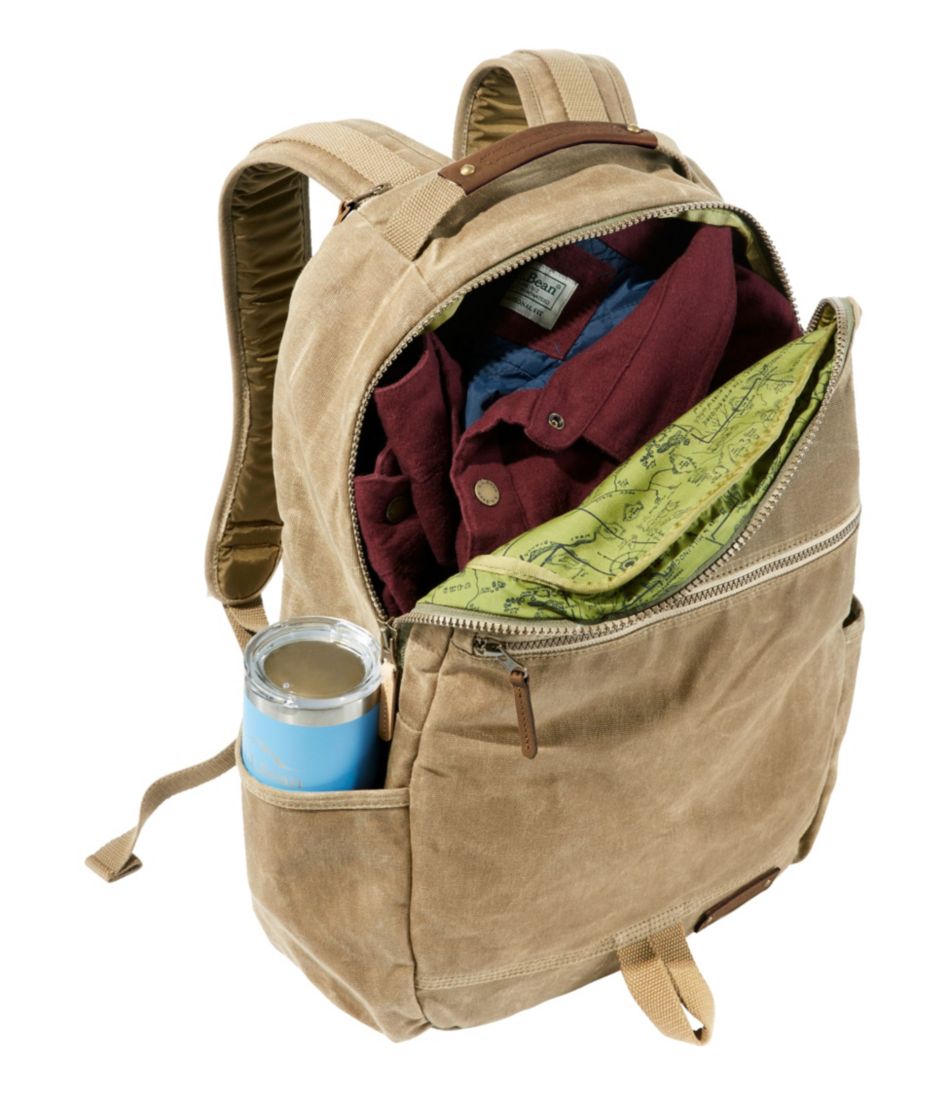 Waxed Canvas Travel Backpack | L.L.Bean discount