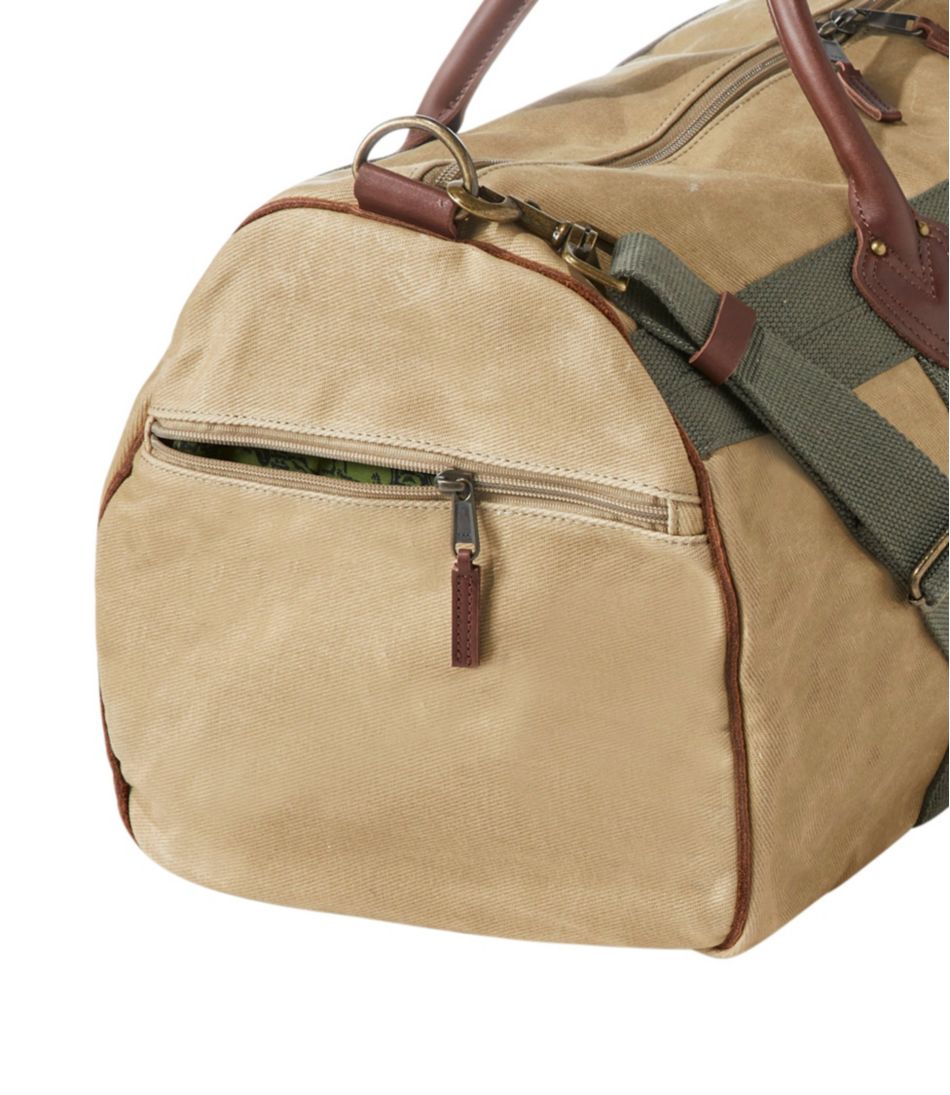 Waxed Canvas Duffle, Medium | L.L.Bean sale