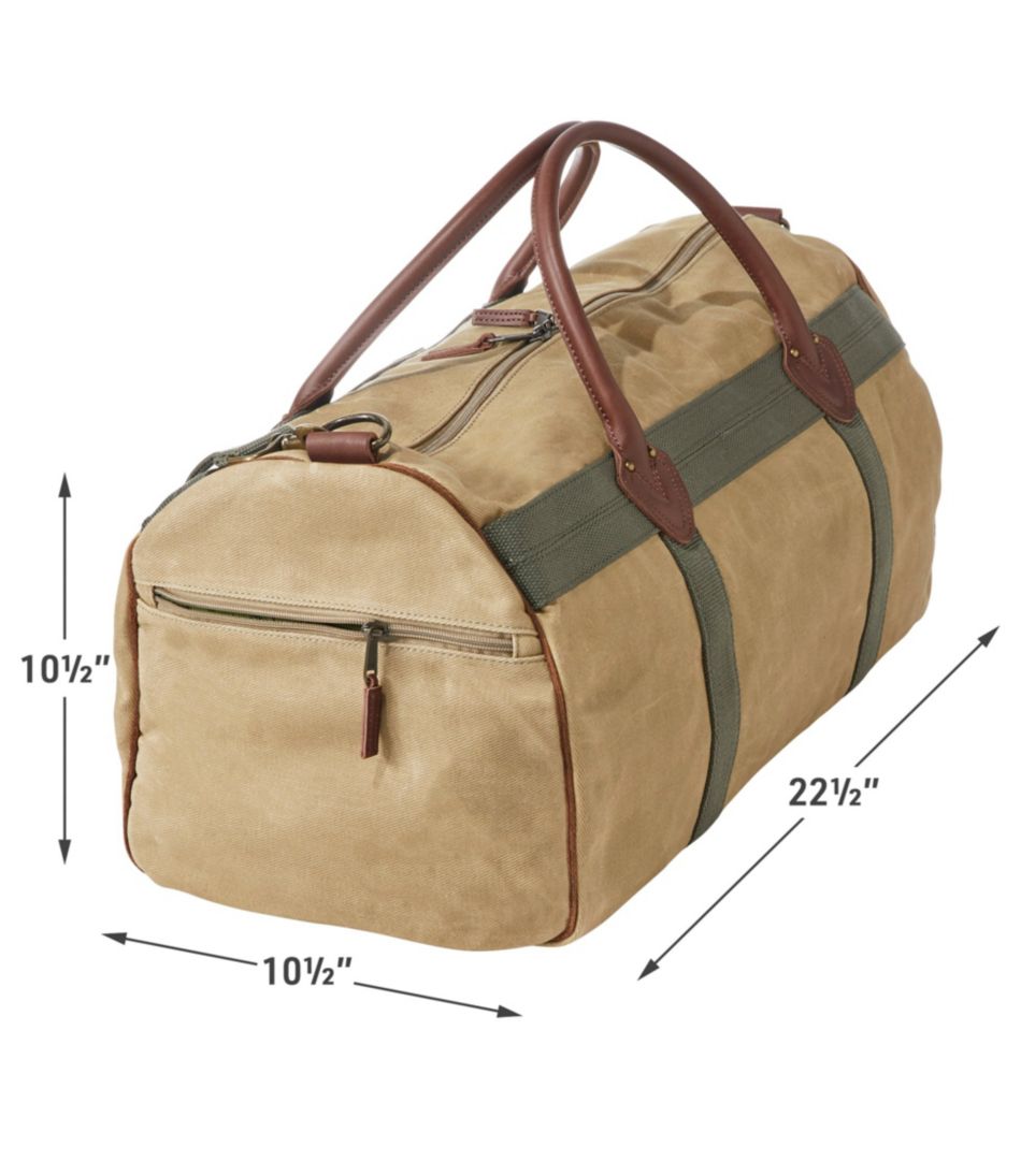 Waxed Canvas Duffle, Medium | L.L.Bean sale