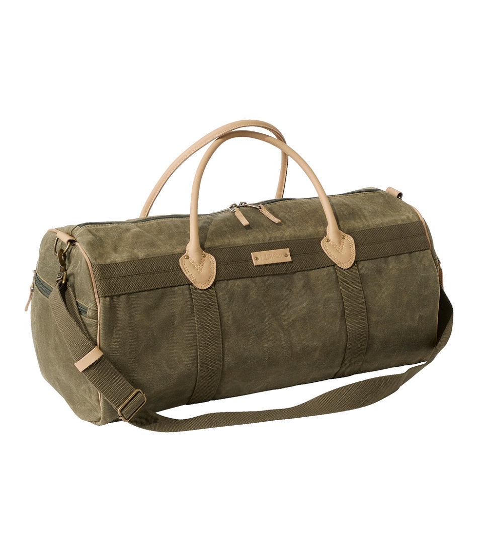 Waxed Canvas Duffle, Medium | L.L.Bean sale