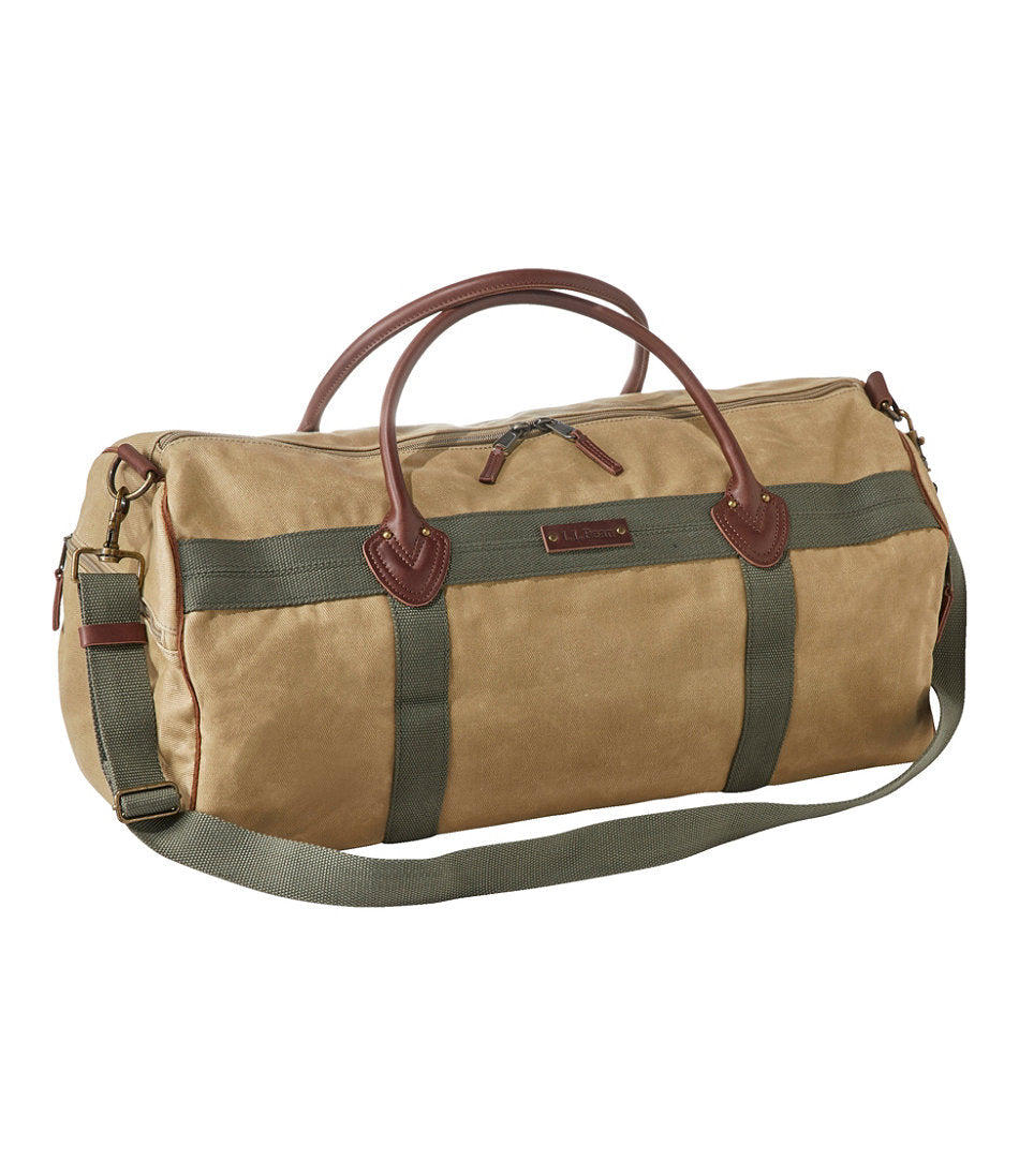 Waxed Canvas Duffle, Medium | L.L.Bean sale