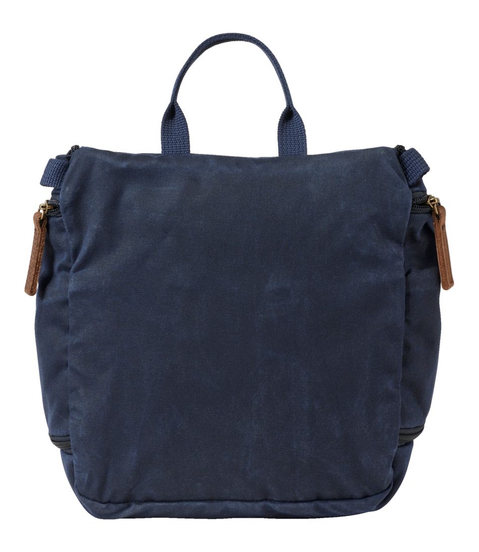 Waxed-Canvas Personal Organizer Toiletry Bag, Medium | L.L.Bean outlet