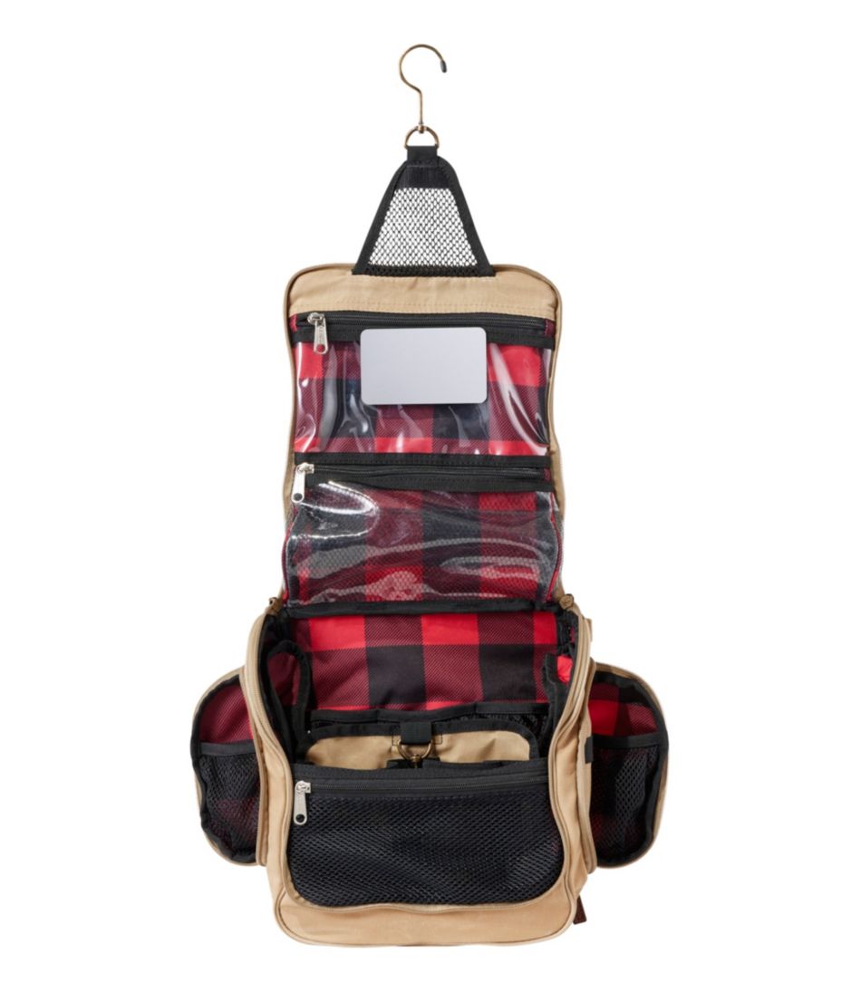 Waxed-Canvas Personal Organizer Toiletry Bag, Medium | L.L.Bean outlet