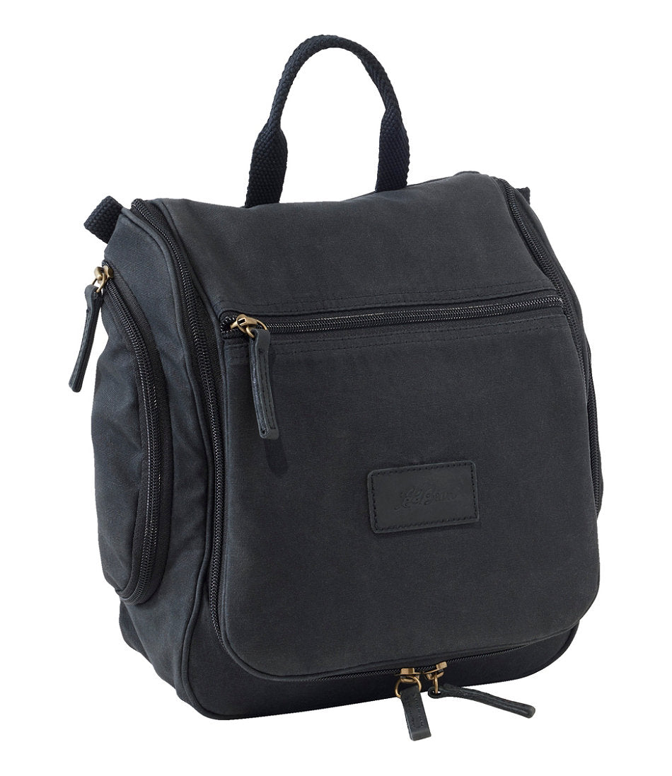 Waxed-Canvas Personal Organizer Toiletry Bag, Medium | L.L.Bean outlet