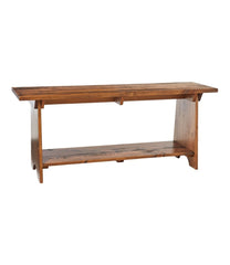Rustic Wooden Mudroom Bench, Large | L.L.Bean sale