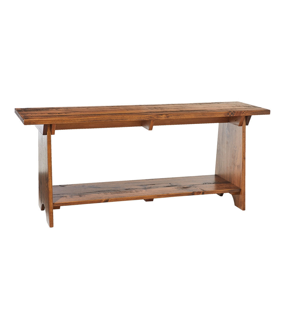 Rustic Wooden Mudroom Bench, Large | L.L.Bean sale