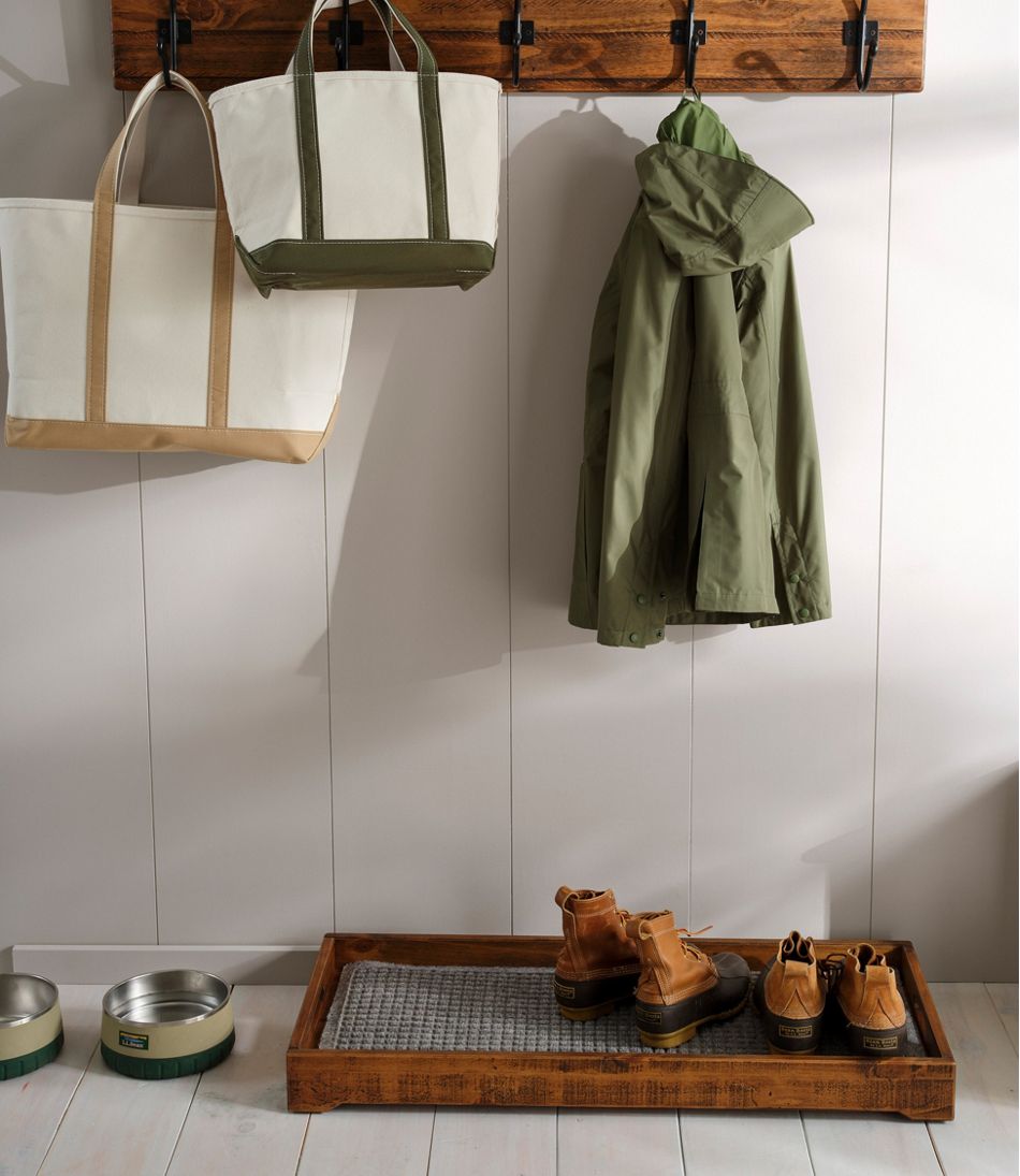 Rustic Wooden Boot Tray | L.L.Bean on sale
