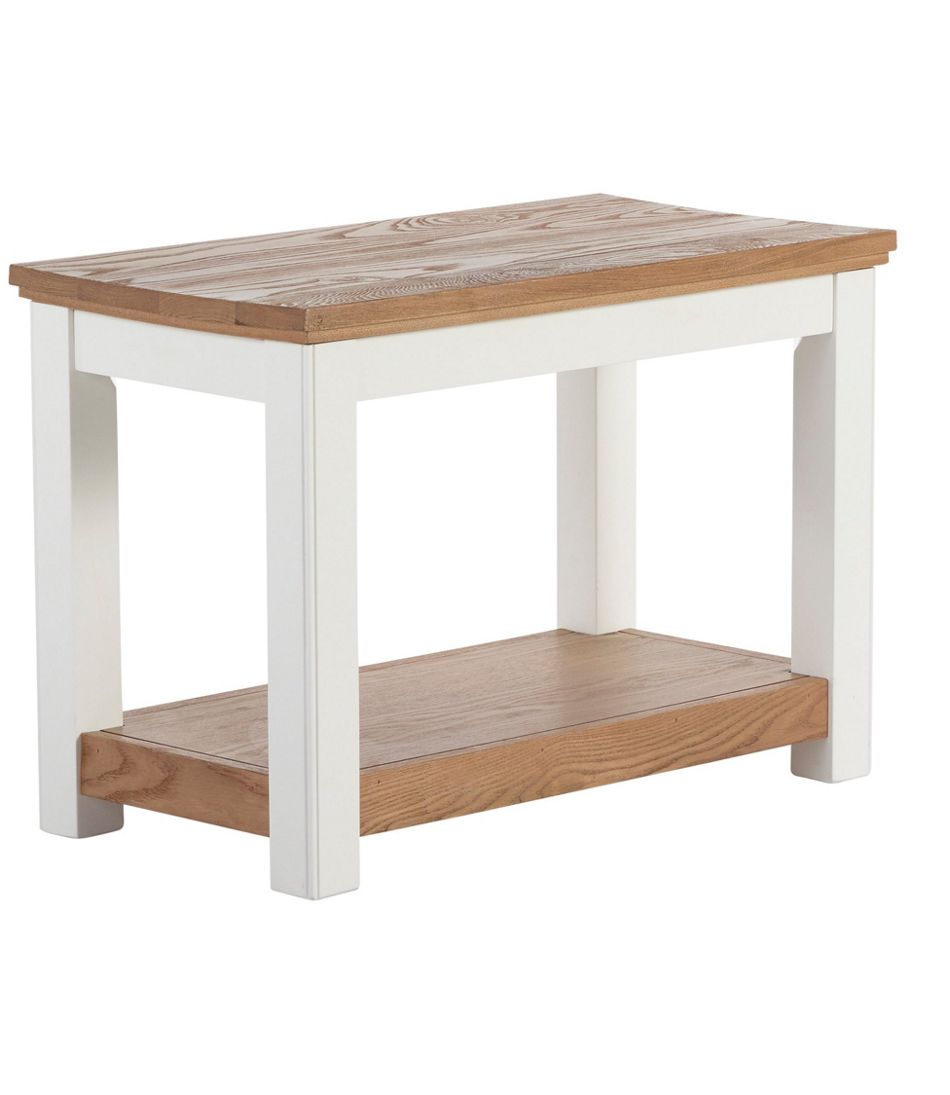 Painted Farmhouse Bench, Wood Top | L.L.Bean outlet