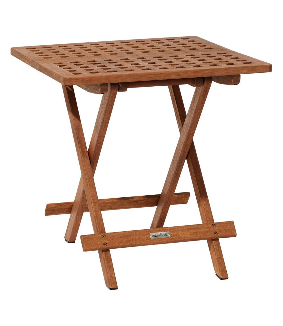 Eucalyptus Folding Side Table | L.L.Bean sale