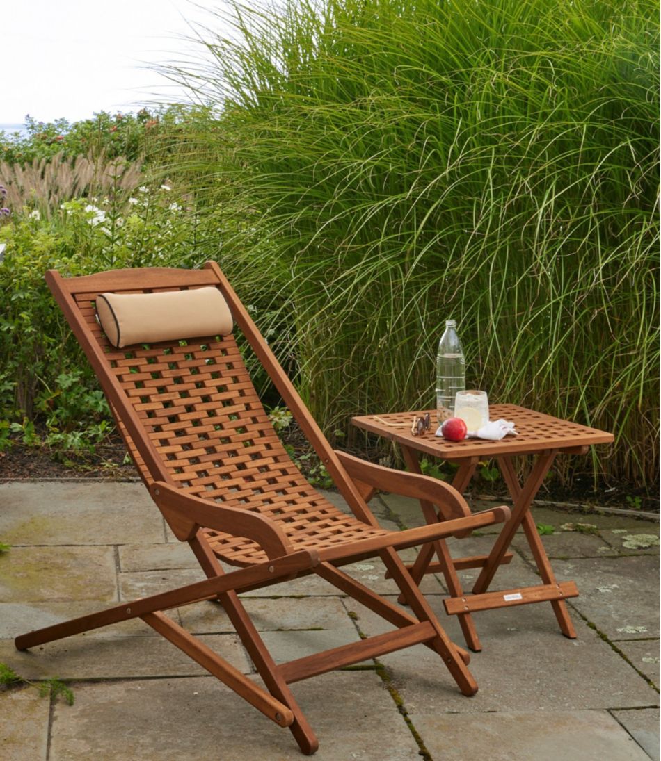 Eucalyptus Folding Side Table | L.L.Bean sale