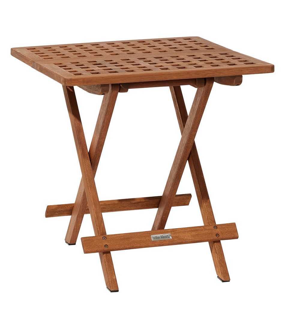 Eucalyptus Folding Side Table | L.L.Bean sale