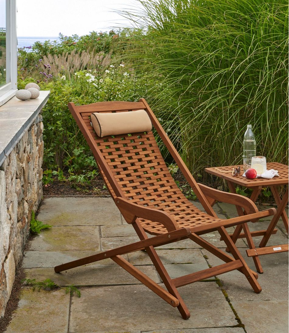 Eucalyptus Sling Folding Lounger | L.L.Bean for sale