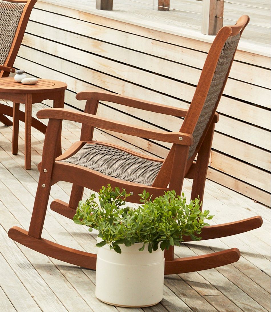 Wicker Eucalyptus Rocker | L.L.Bean on sale