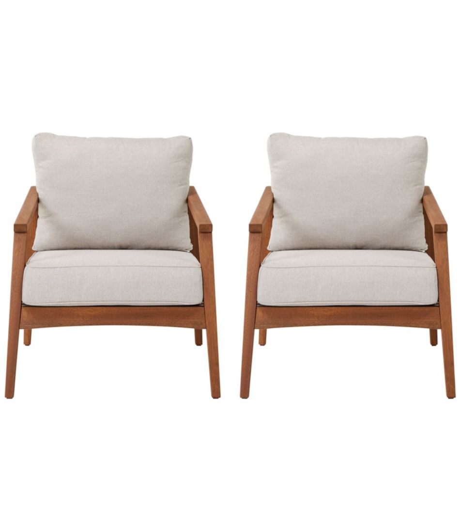 Eucalyptus Patio Chair, Set of Two | L.L.Bean outlet