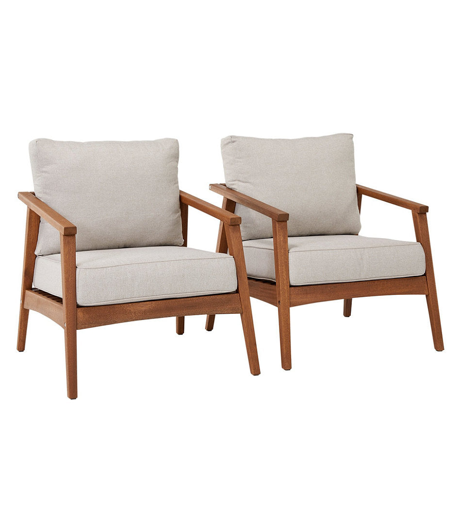 Eucalyptus Patio Chair, Set of Two | L.L.Bean outlet