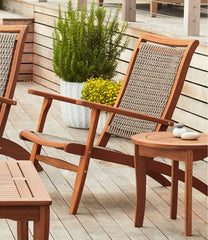 Wicker Eucalyptus Chair | L.L.Bean on sale