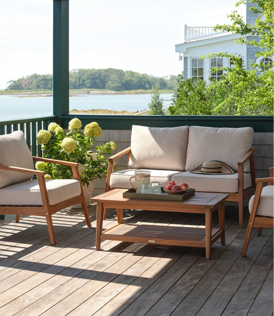 Eucalyptus 4-Piece Patio Set | L.L.Bean sale
